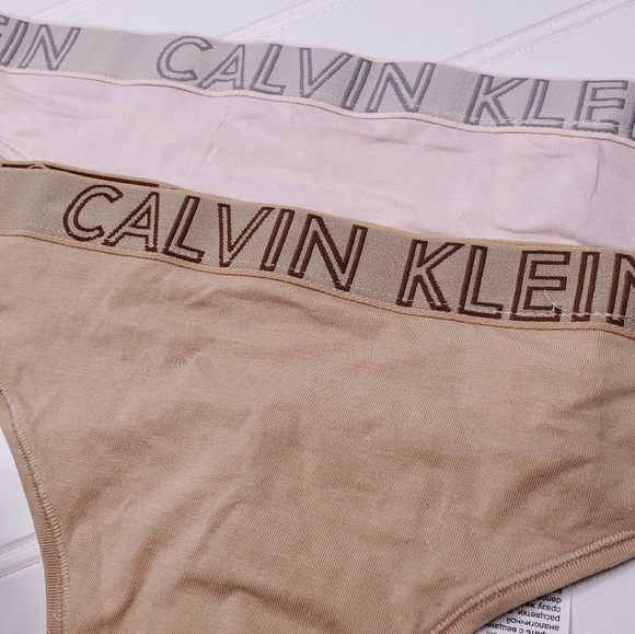 Calvin Klein Women's Thong Underwear 2PK Sz L - Picture 2 of 4